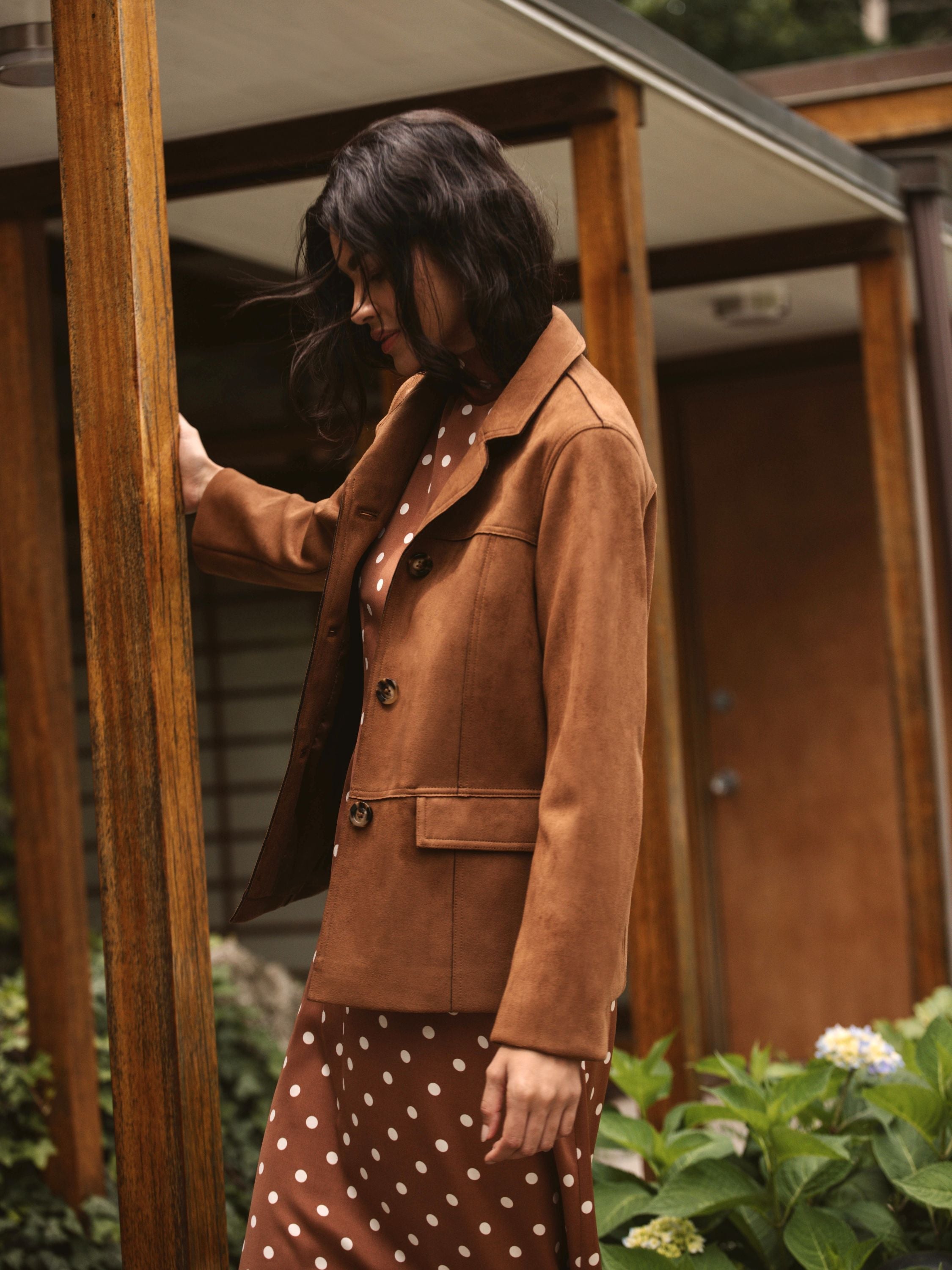 Laney Faux Suede Jacket