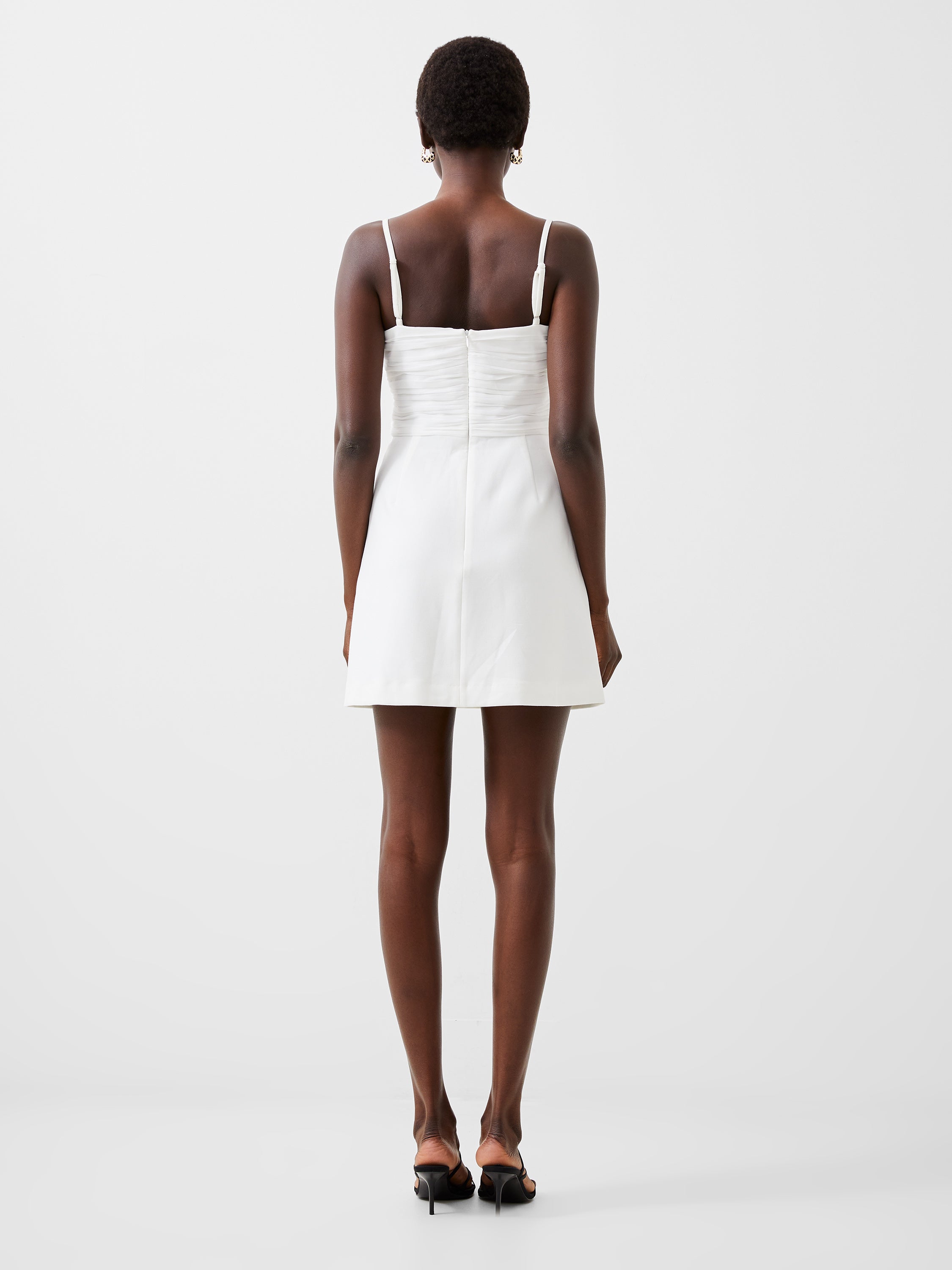 Whisper Strappy Tulle Mini Dress