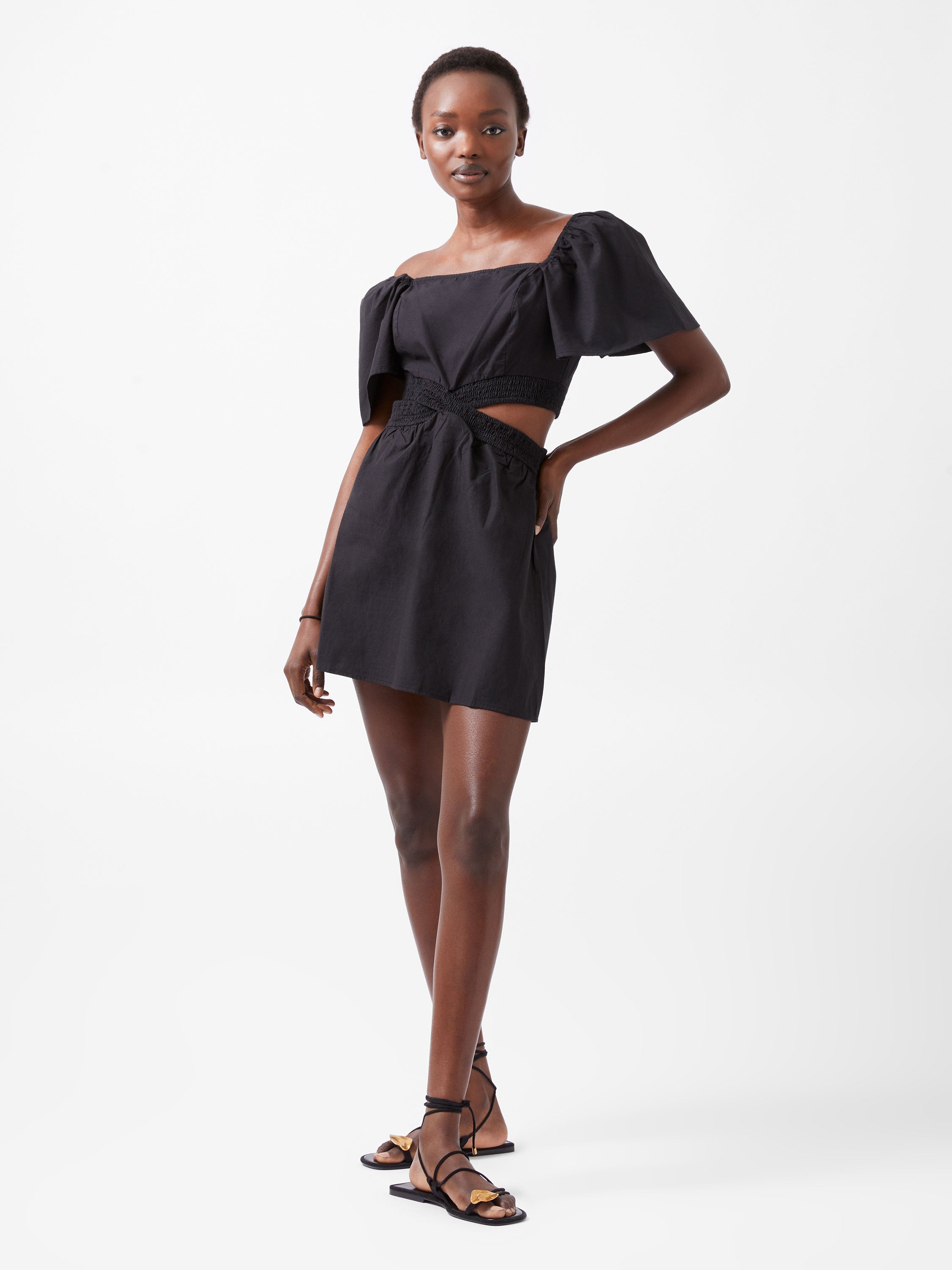 Alania Lyocell Cut Out Dress