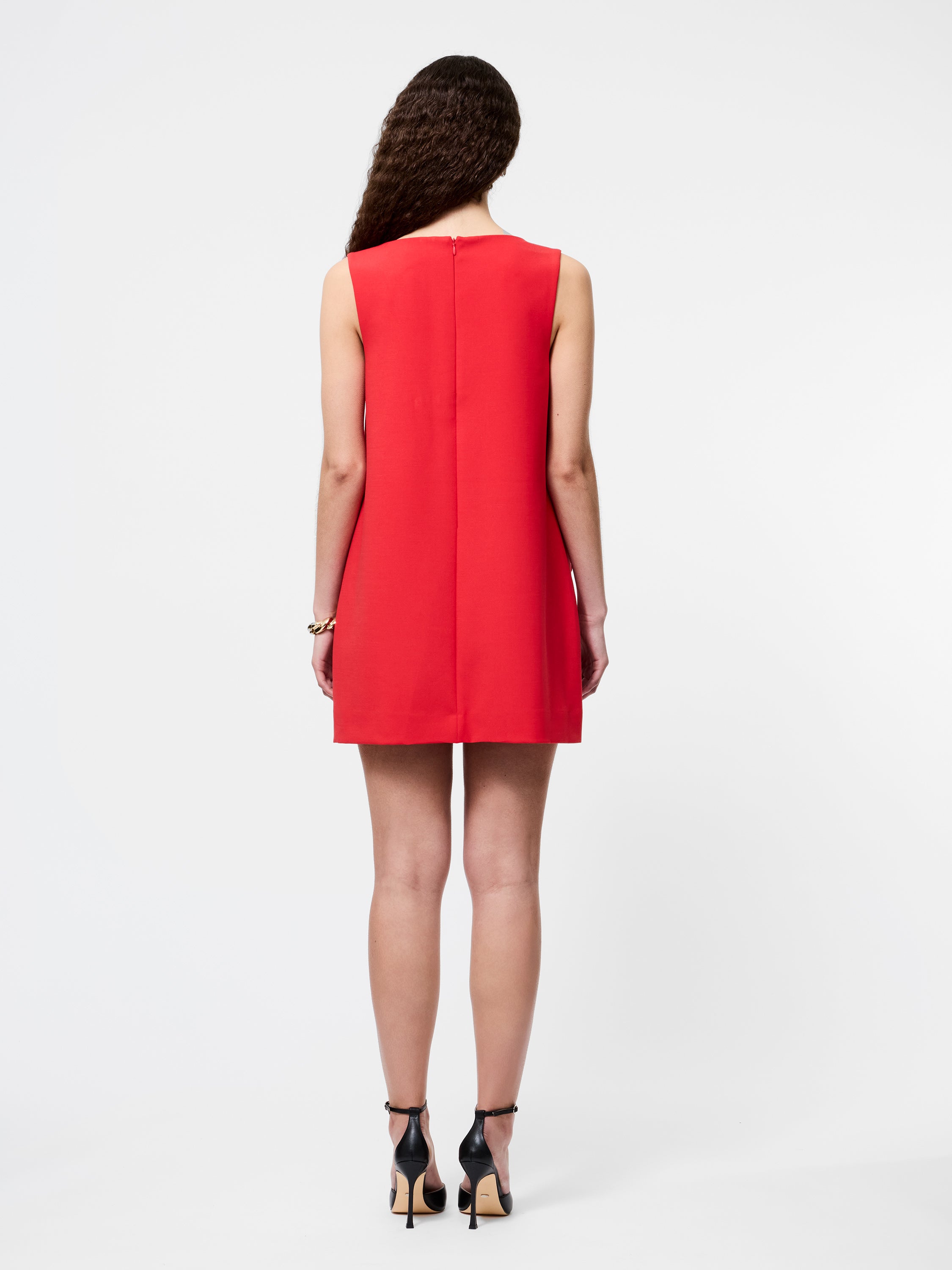 Whisper Square Neck Shift Dress