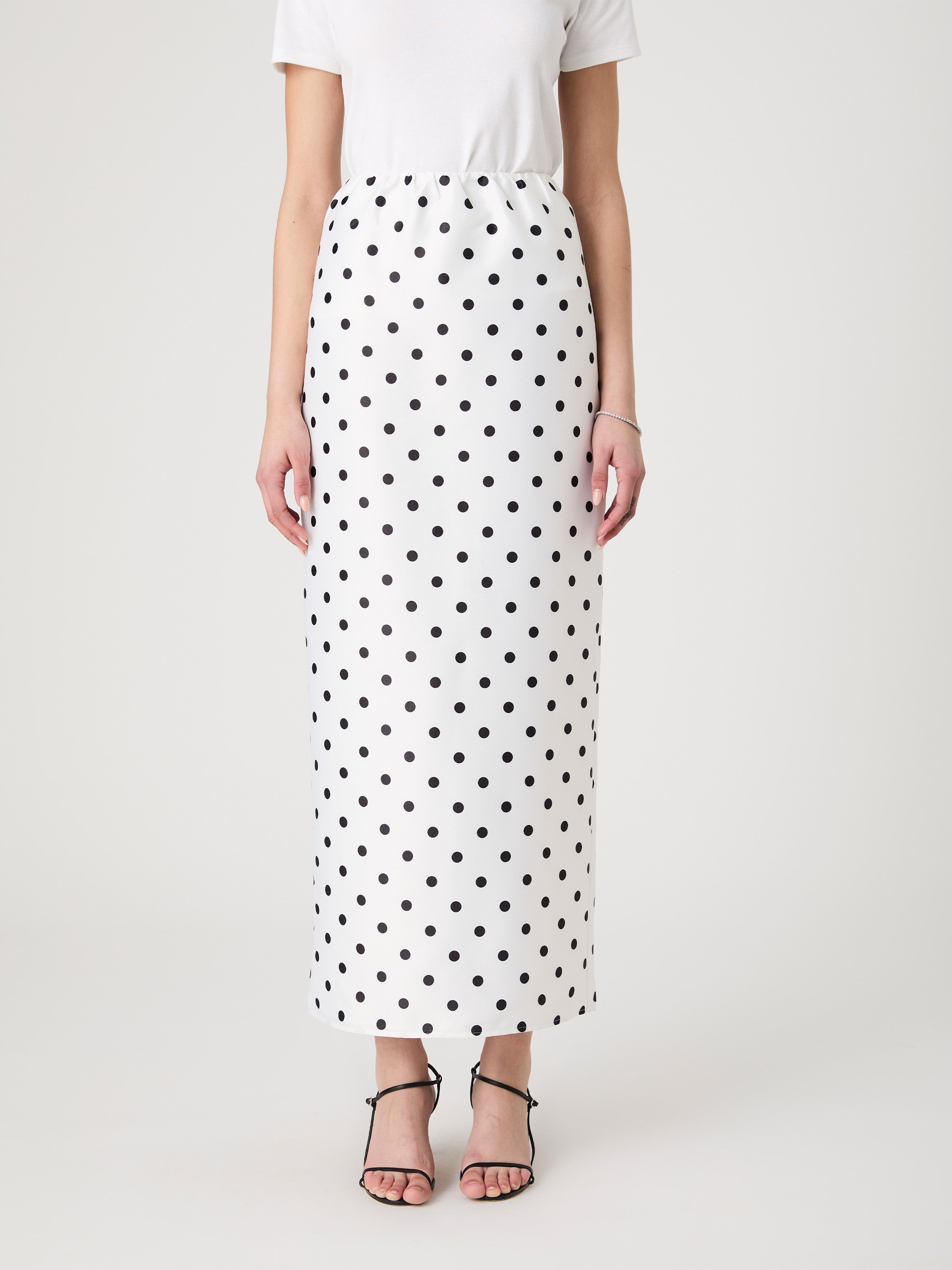 Polka Dot Maxi Skirt