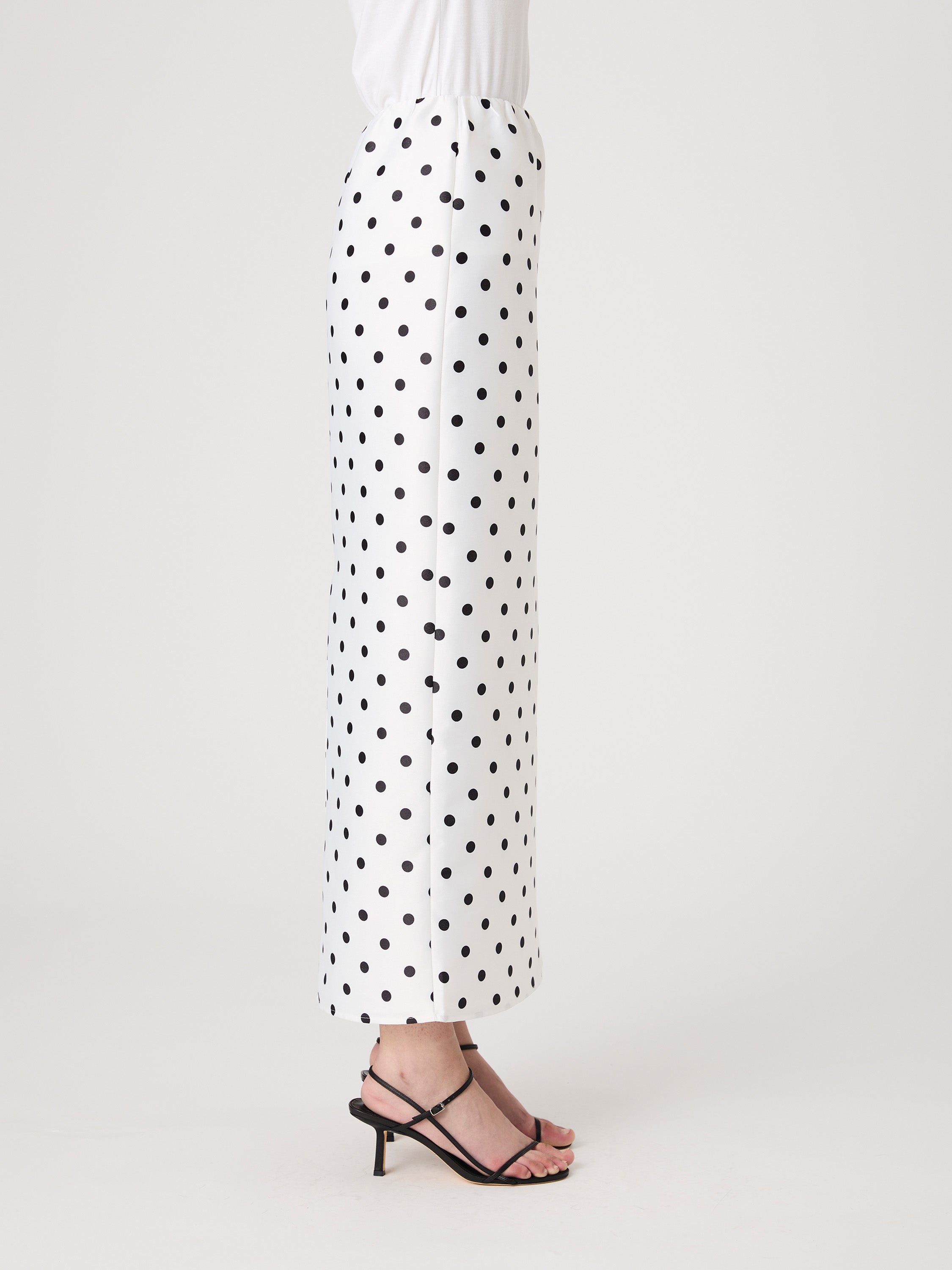 Polka Dot Maxi Skirt