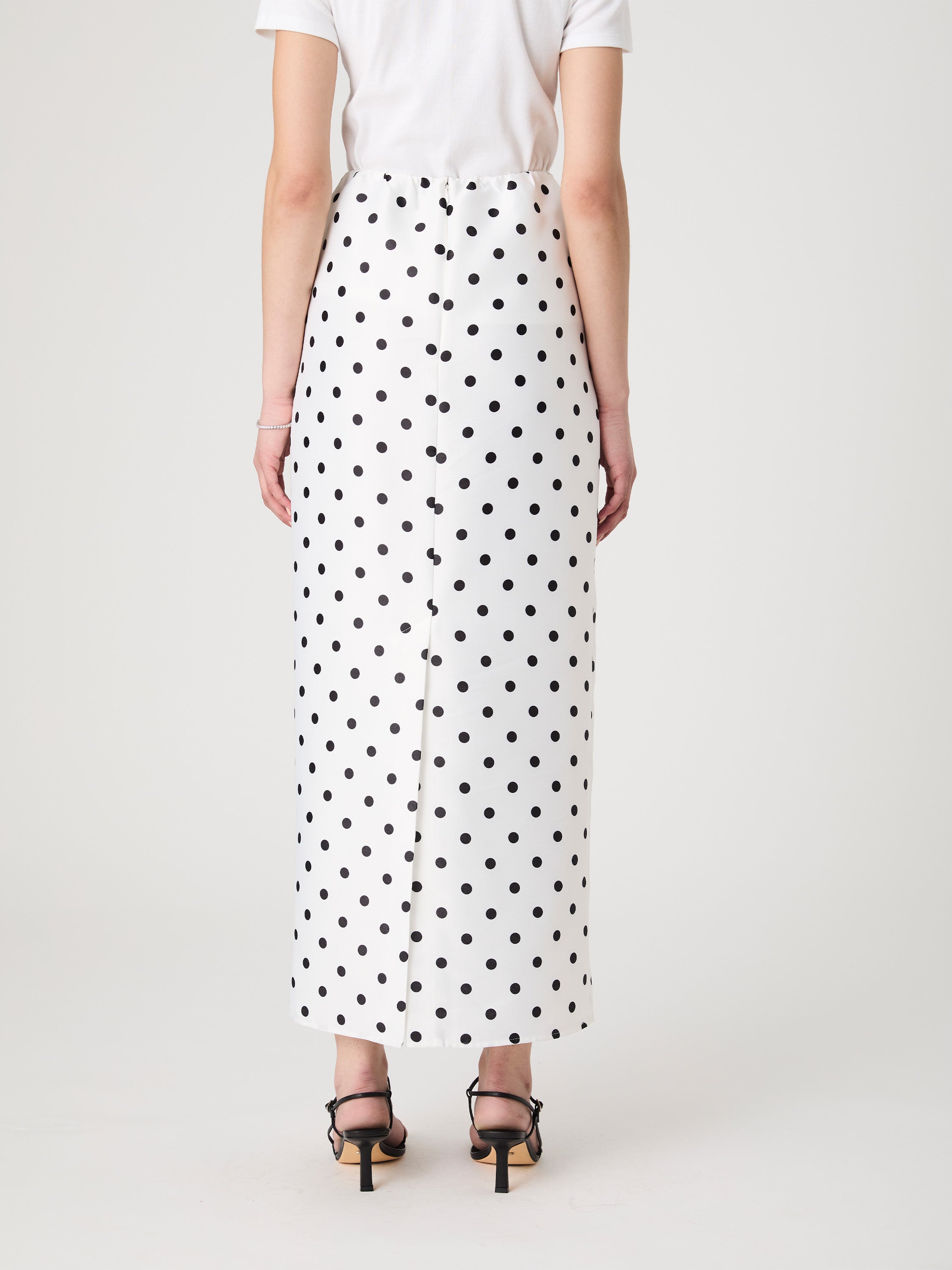 Polka Dot Maxi Skirt
