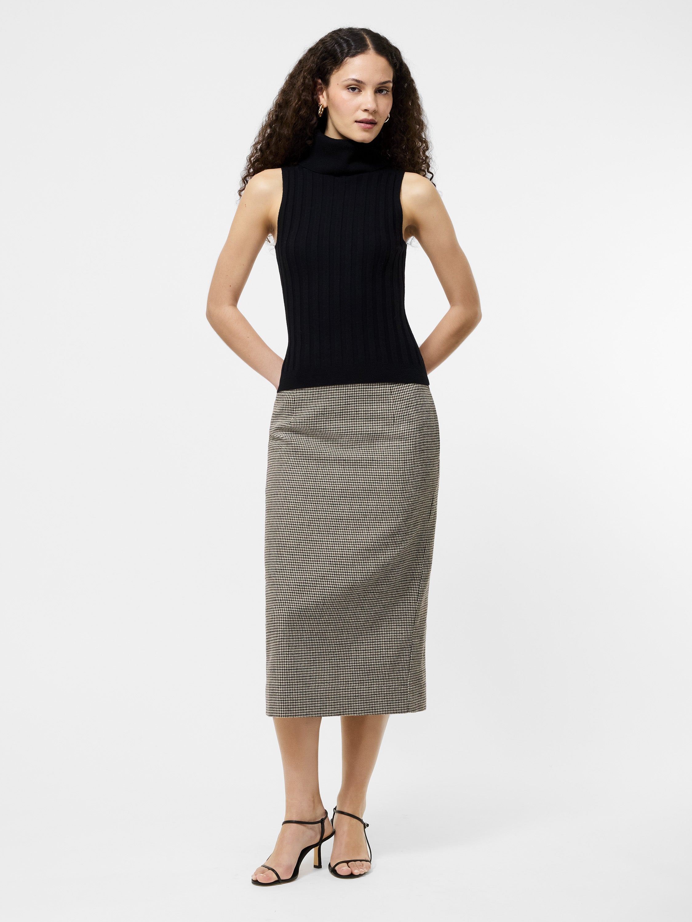 Turtleneck Tank Sweater