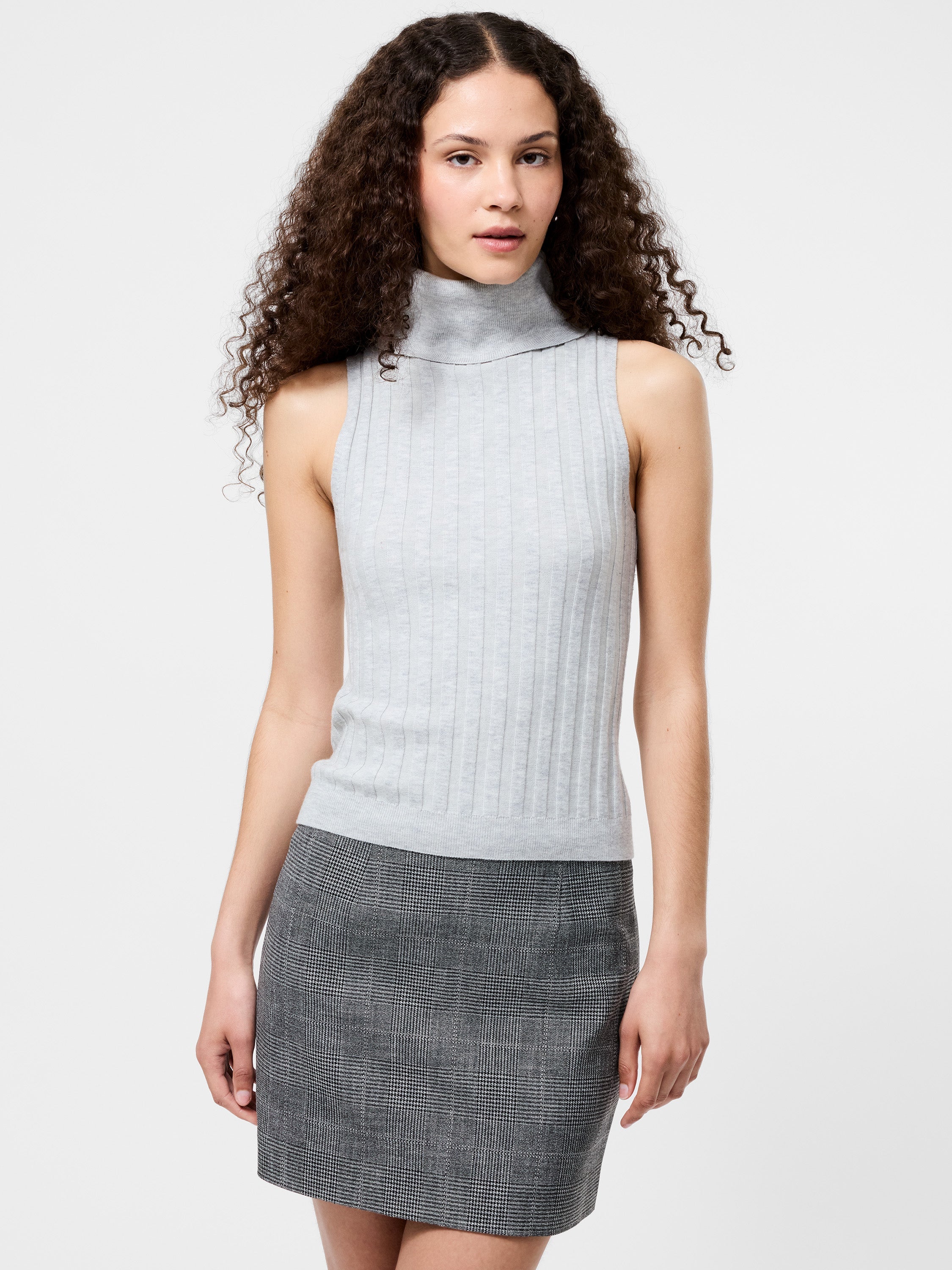 Turtleneck Tank Sweater