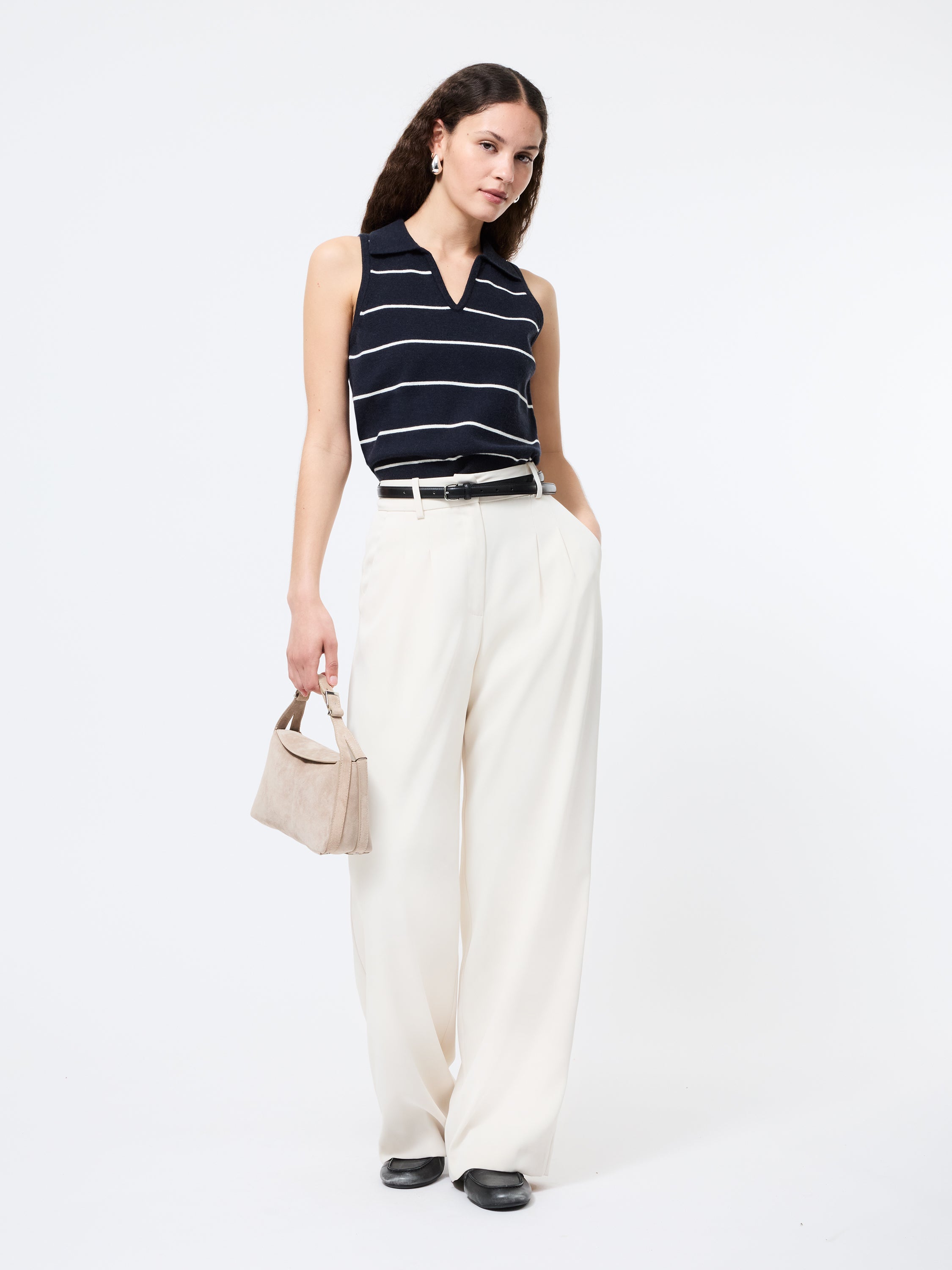Sloane Knit Collared Top