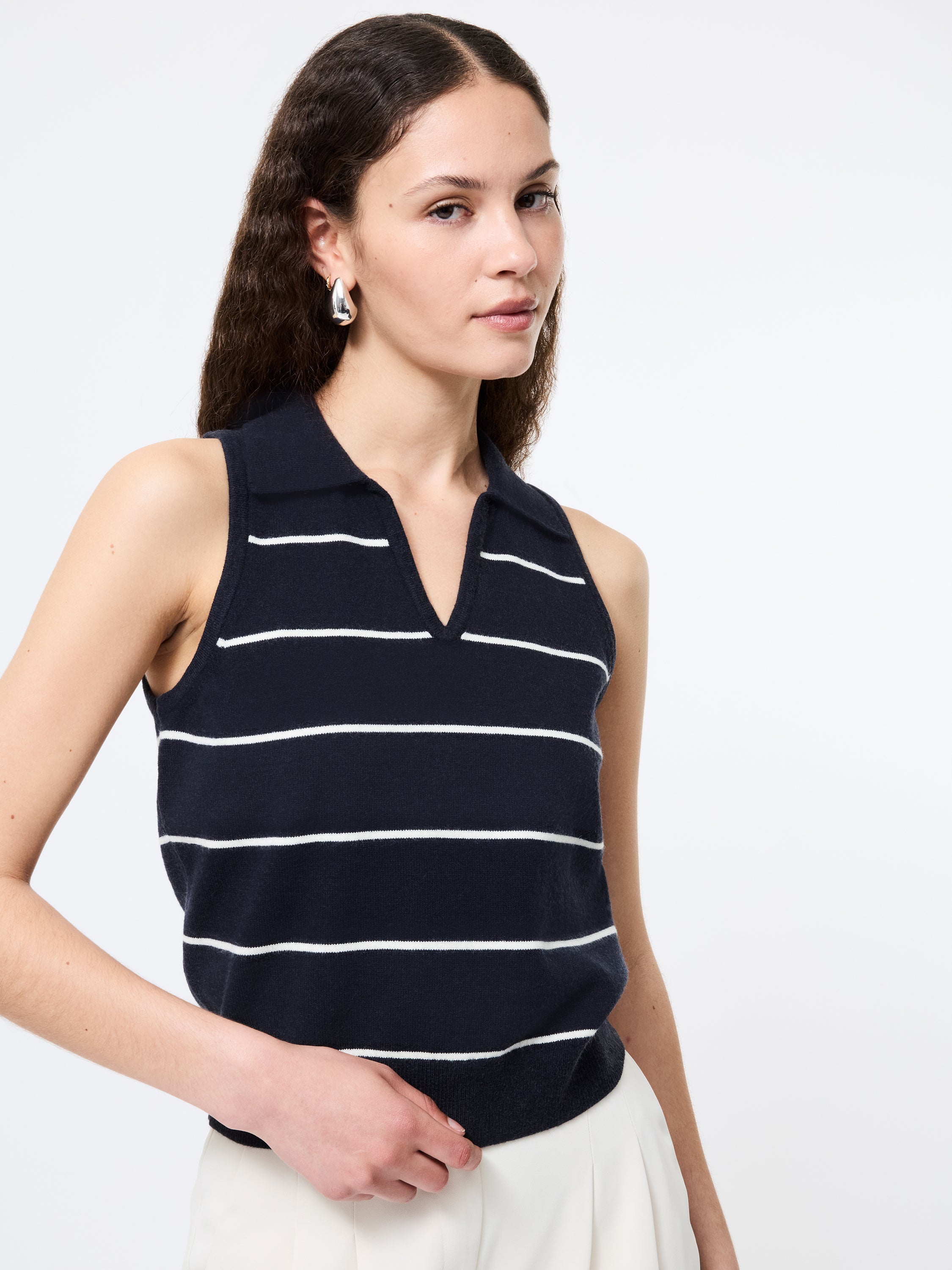 Sloane Knit Collared Top