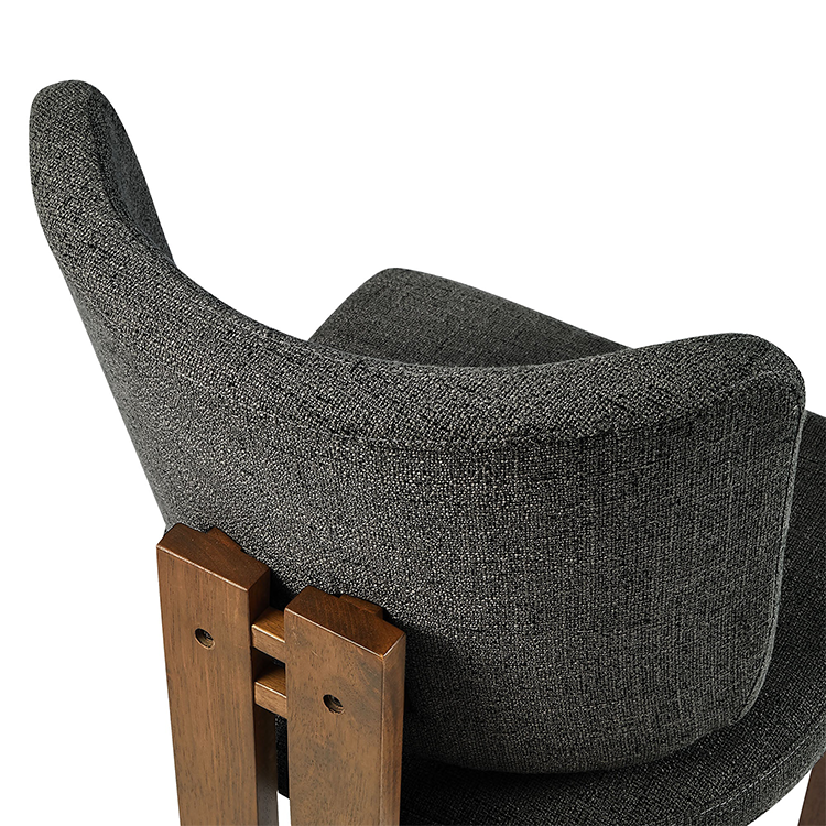 Alma Armless Dining Chairs set of 2, Black