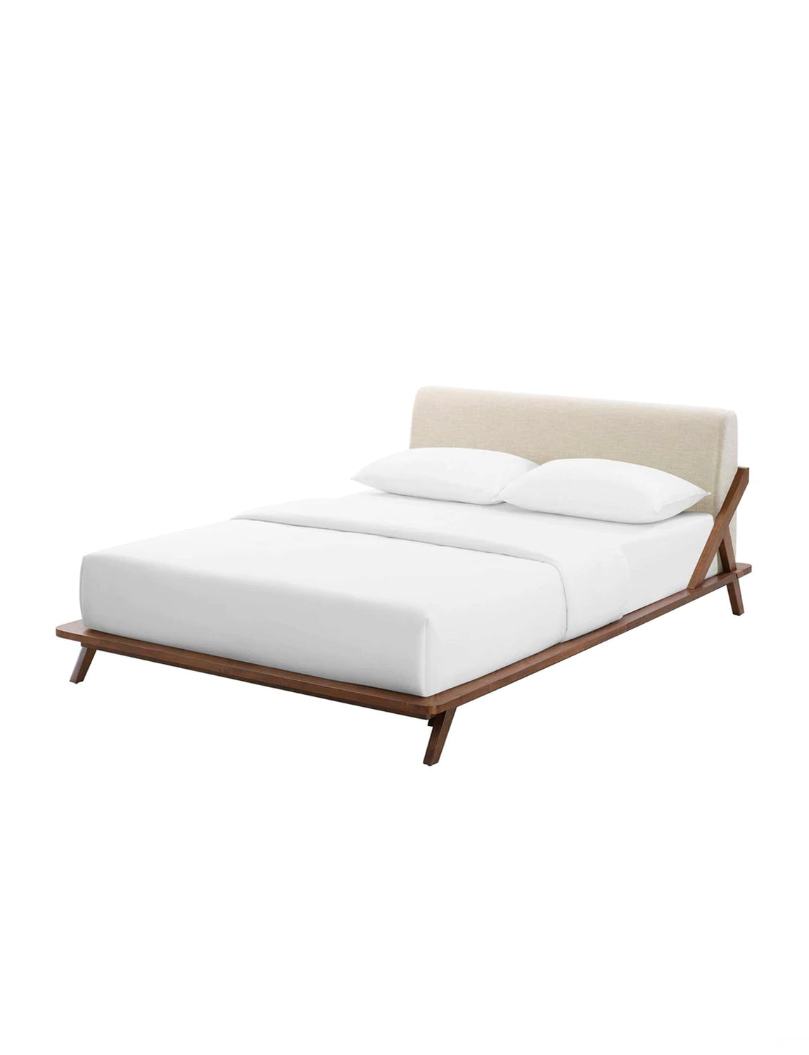 Luna Walnut Bed,queen