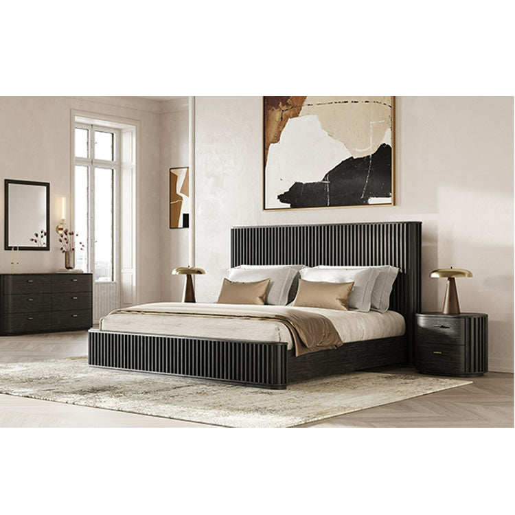 Acacia Black Queen Bed