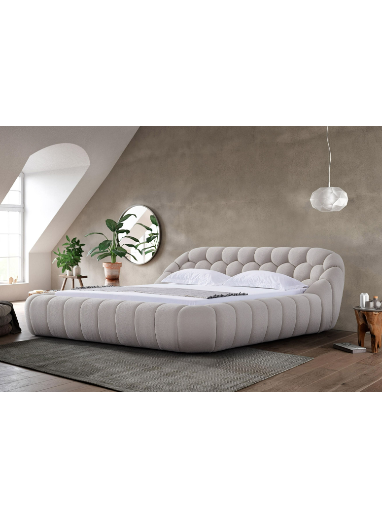 Veridian Queen Bed, beige