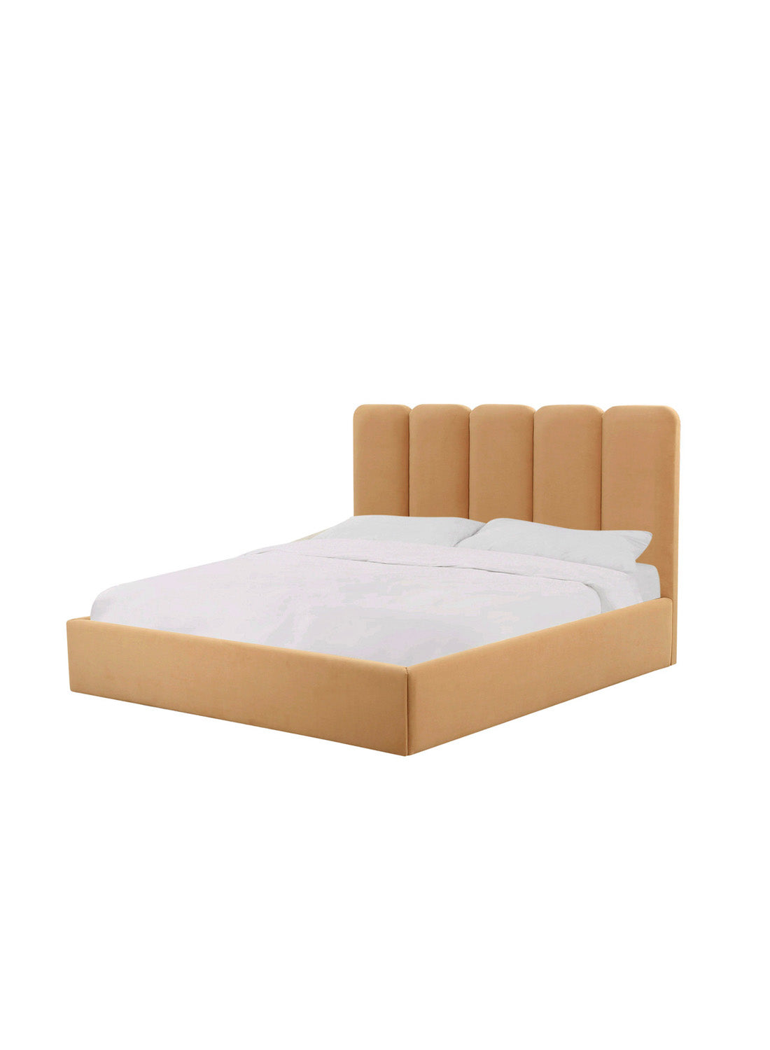 Parav Velvet Bed, Honey