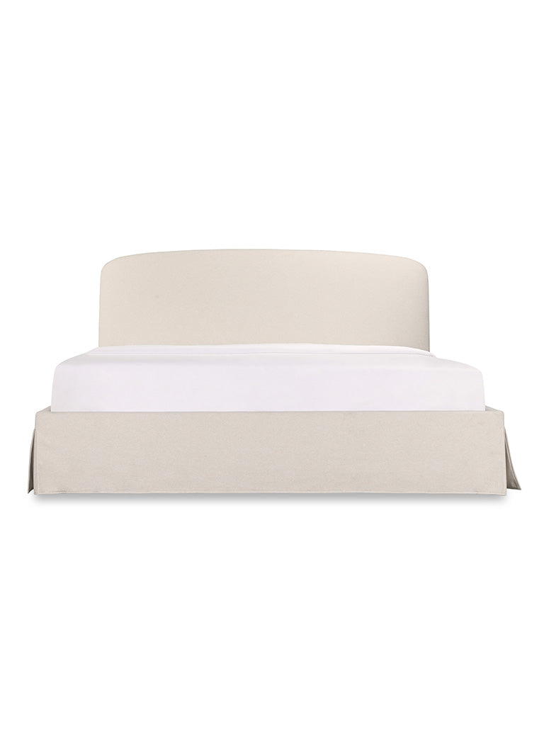 Snooze King Storage Bed,cream