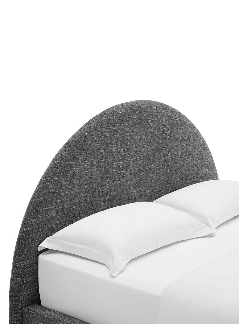 Hutch Queen Bed,weave slate