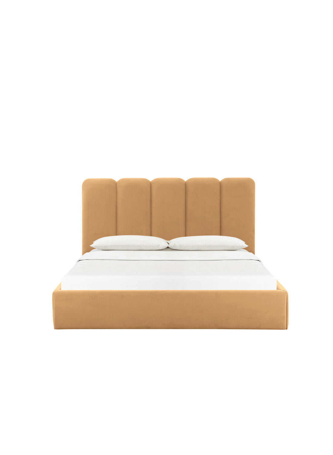 Parav Velvet Bed, Honey