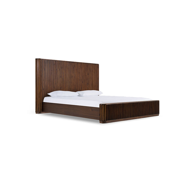 Acacia Walnut King Bed