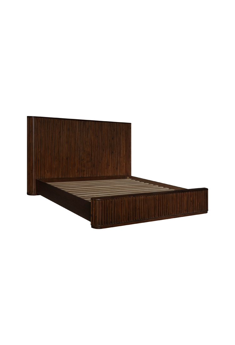 Cadenza Acacia King Bed,Walnut
