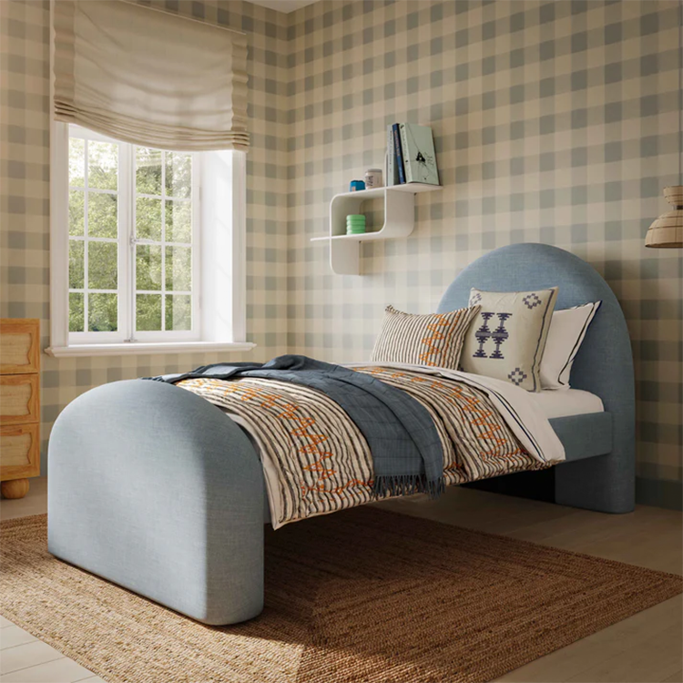 Blue Moon Chenille Twin Bed