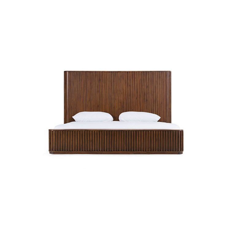 Acacia Walnut Queen Bed