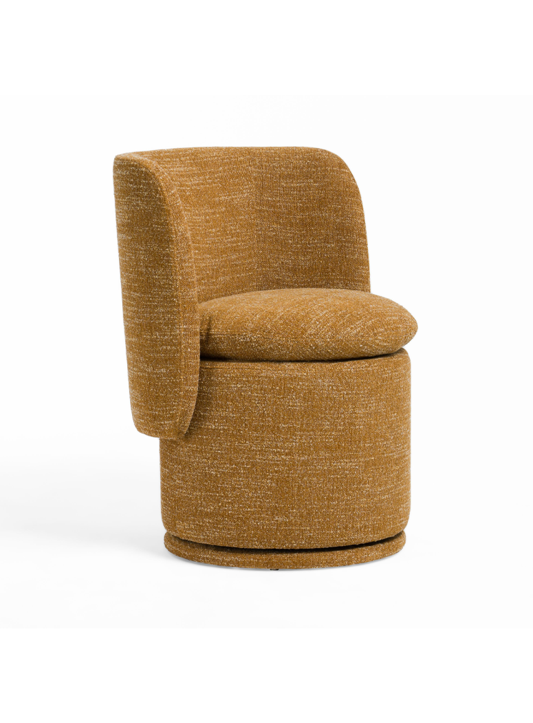 Thalyn Dining Chair,mustard