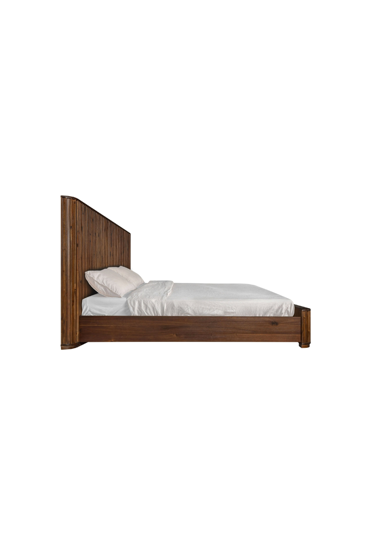Cadenza Acacia Queen Bed,Walnut