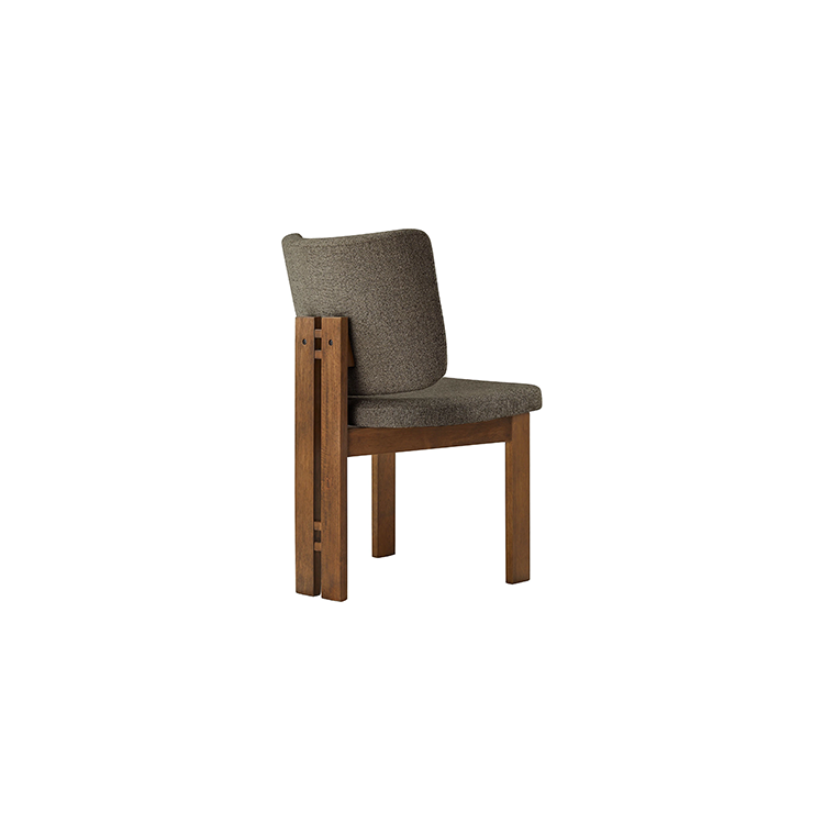 Alma Armless Dining Chairs set of 2, Taupe