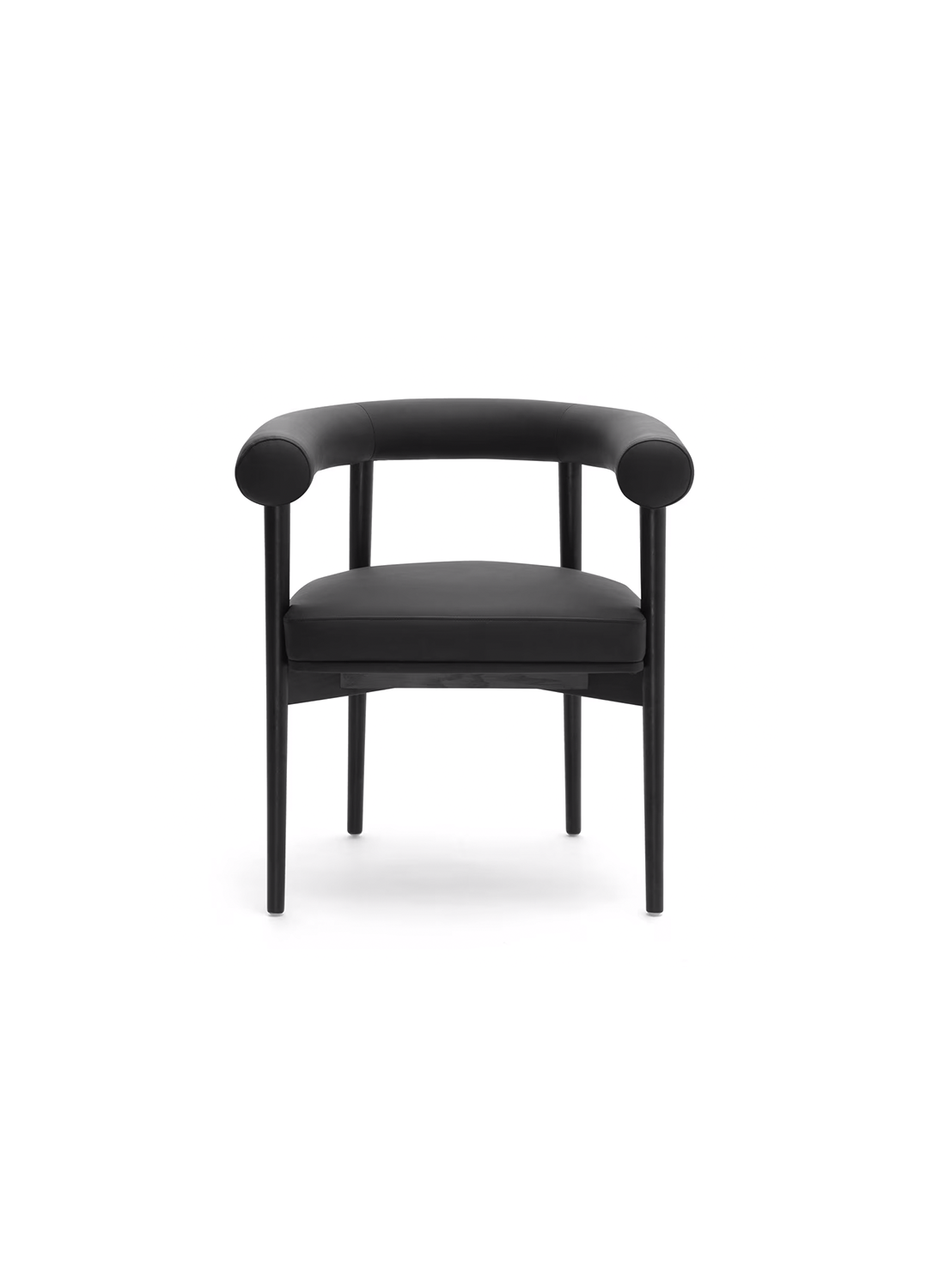 Para Vegan Leather Dining Chair, Black