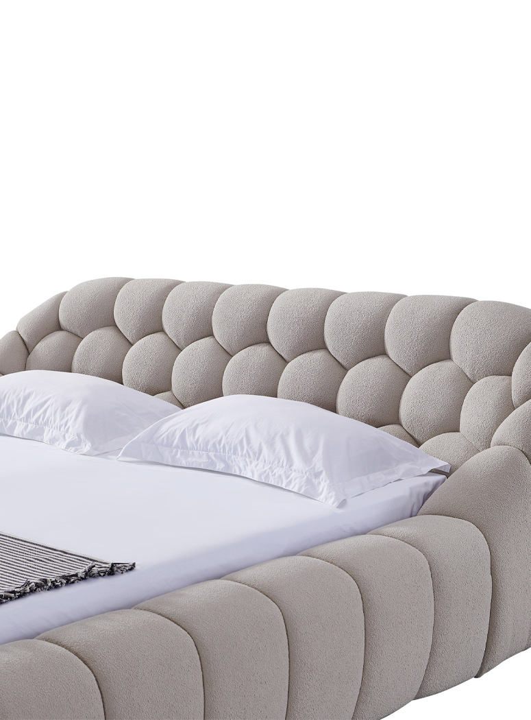 Veridian Eastern King Bed, beige