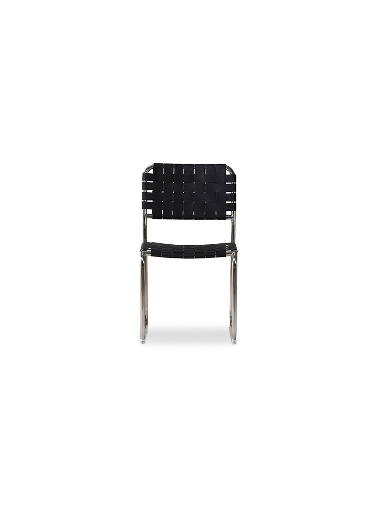 Veloxis Stainless Steel Dining Chair,black(set of two)