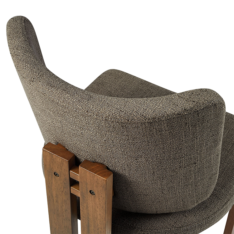 Alma Armless Dining Chairs set of 2, Taupe