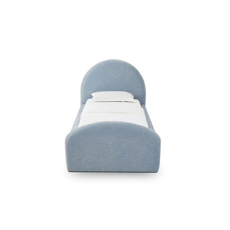 Blue Moon Chenille Twin Trundle Bed