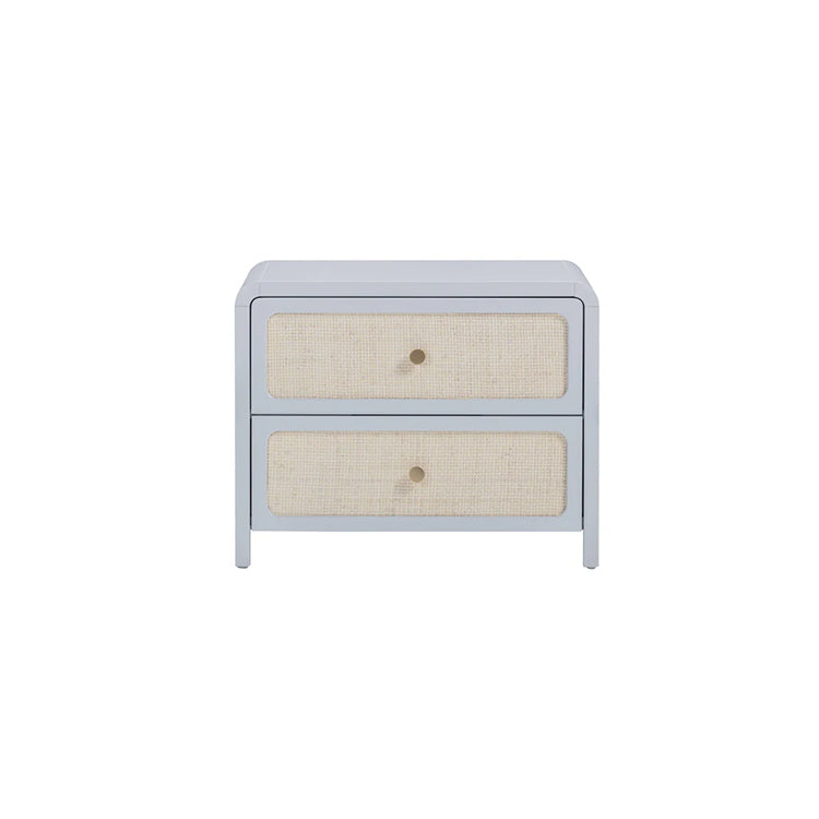 Pattie Rattan Nightstand, Blue