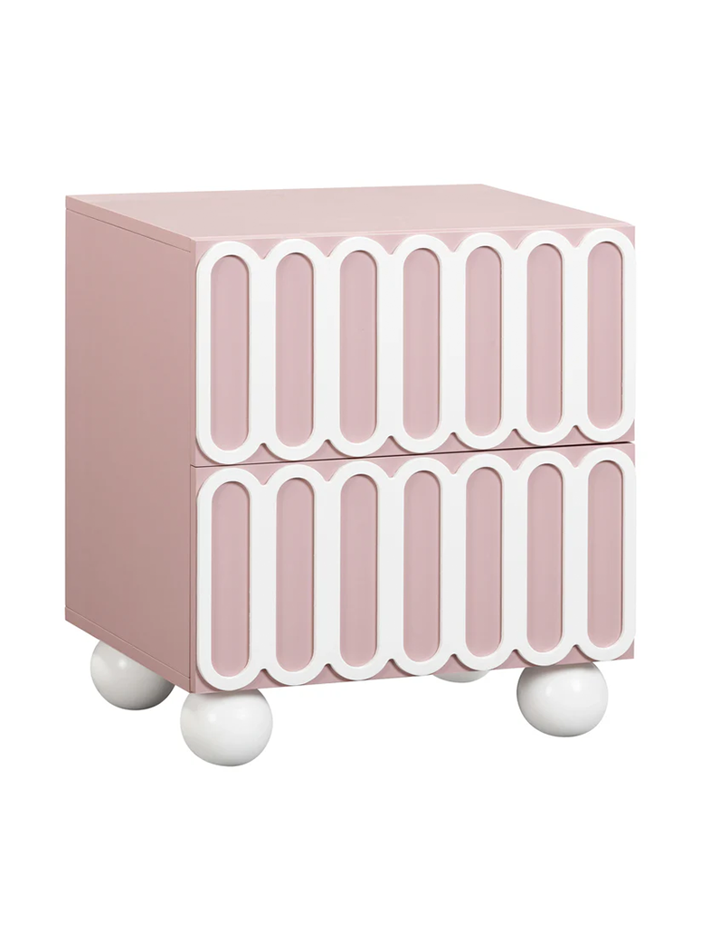 Flair Nightstand,mauve