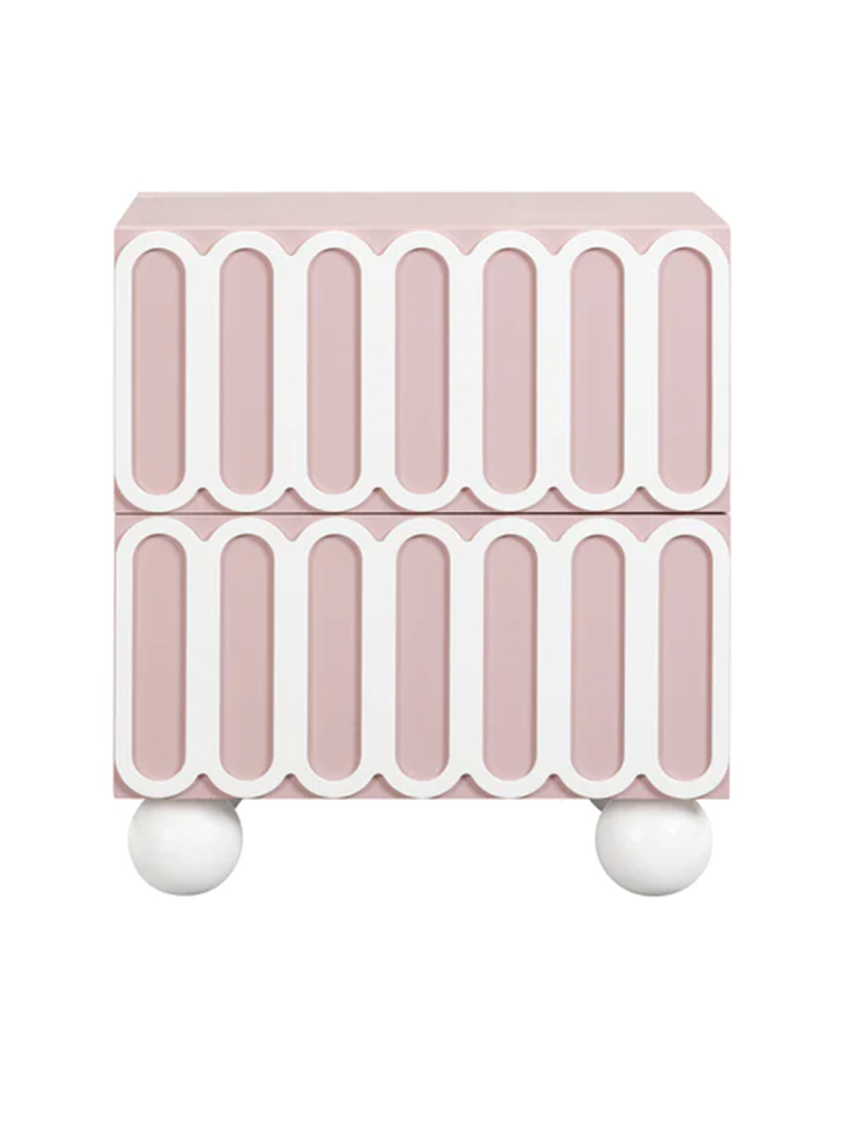 Flair Nightstand,mauve