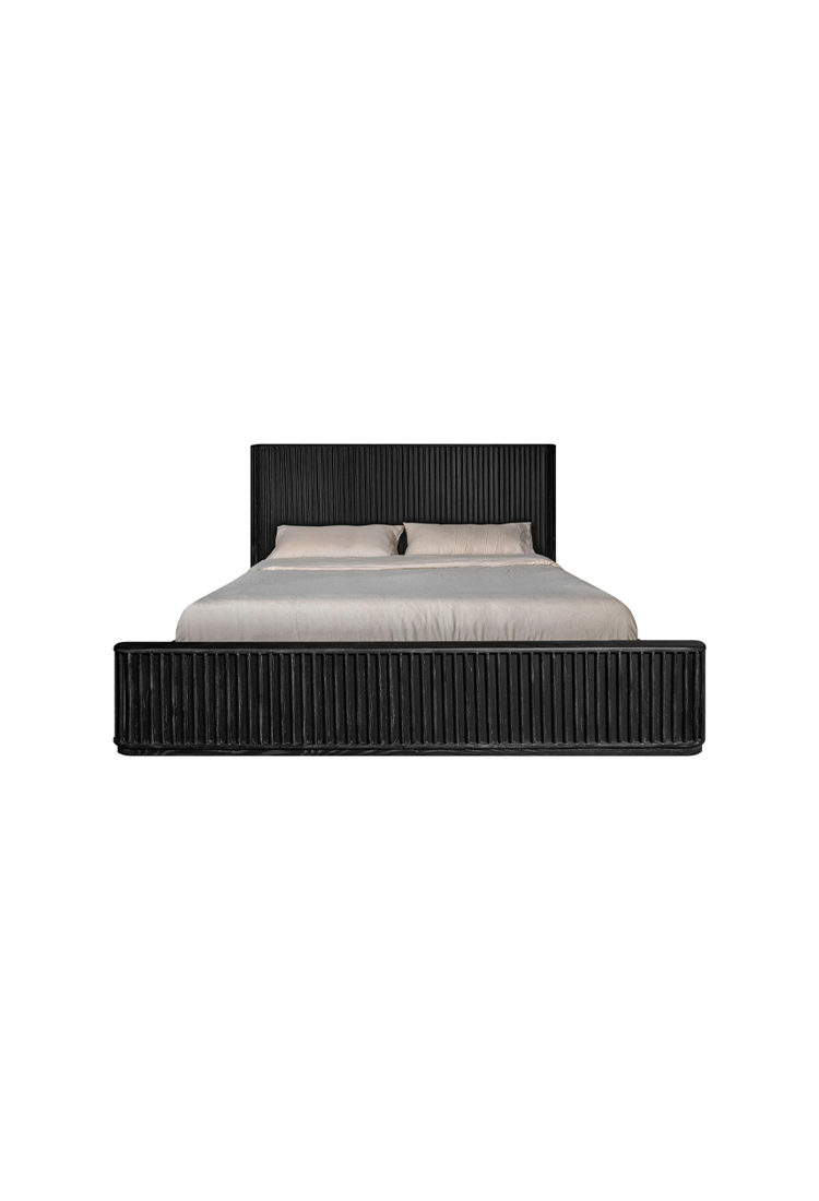 Cadenza Acacia King Bed,Black