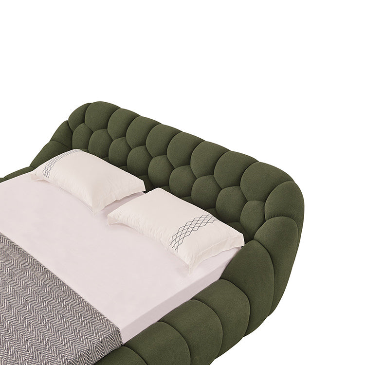 Veridian Eastern King Bed, green