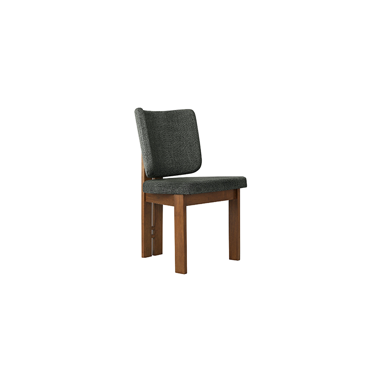 Alma Armless Dining Chairs set of 2, Black