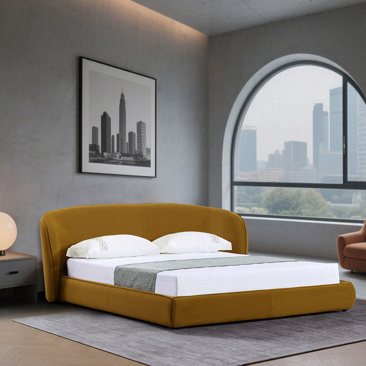 Lambrant Orange Queen Bed