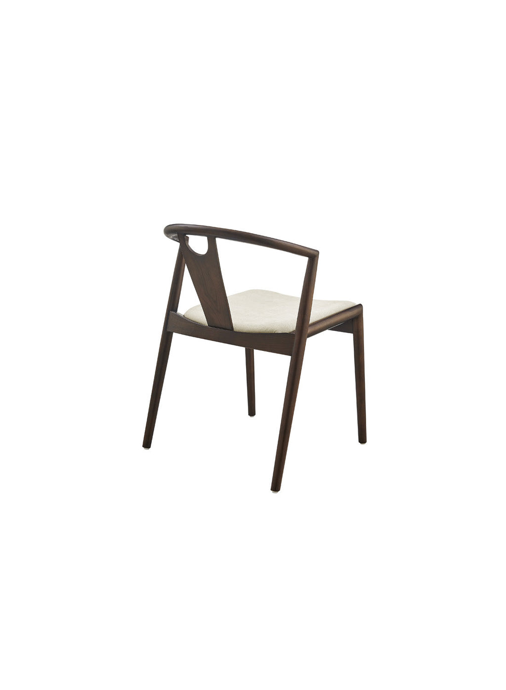 Arcadia Dining Chair, dark walnut