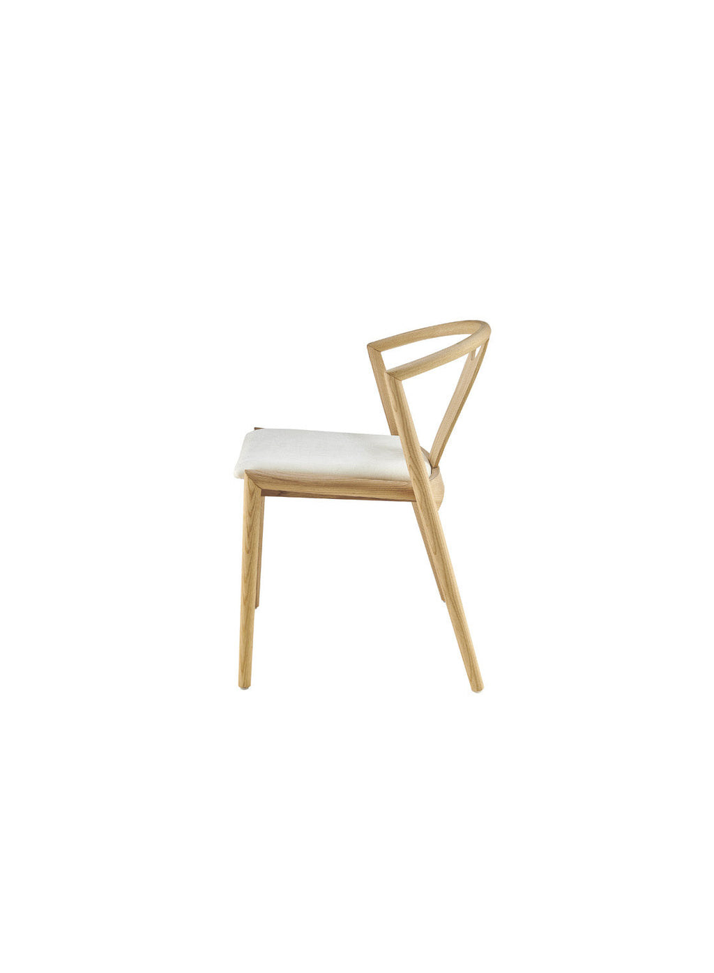 Arcadia Dining Chair, white natural