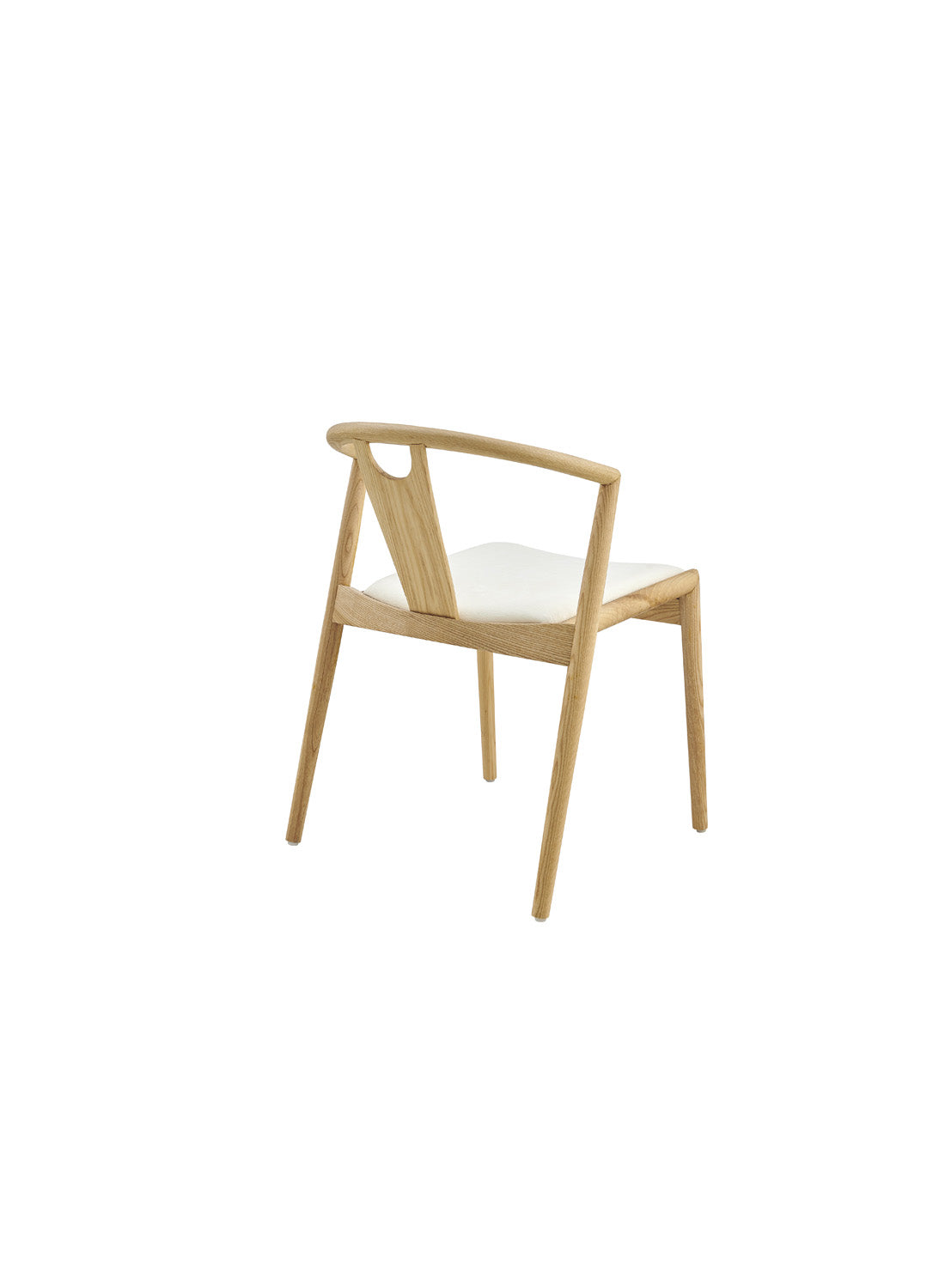 Arcadia Dining Chair, white natural