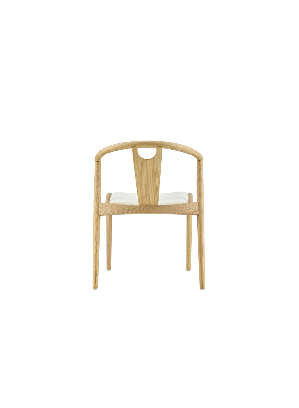 Arcadia Dining Chair, white natural