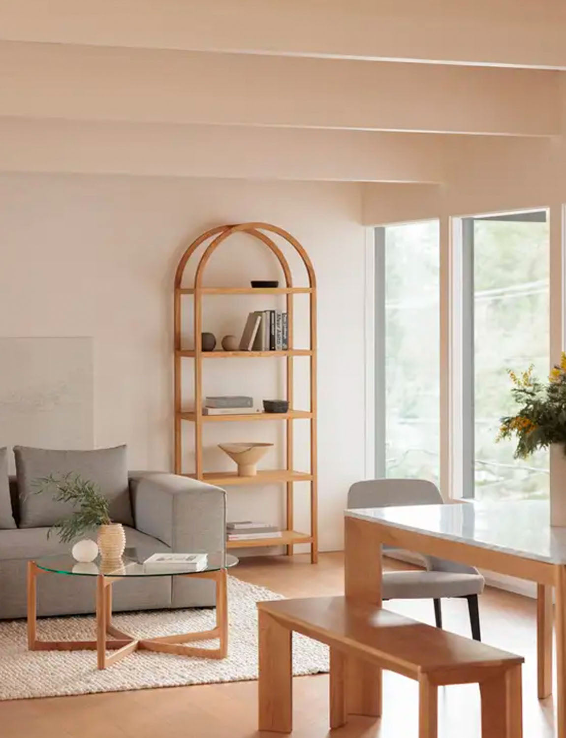 Arched Roewe Bookcase