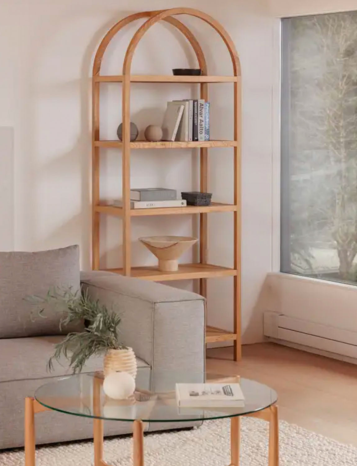 Arched Roewe Bookcase