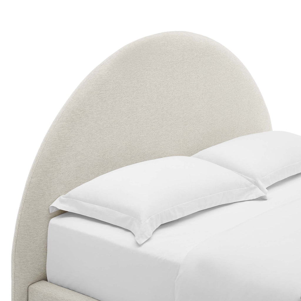 Resorts Upholstered Full Bed, Ivory