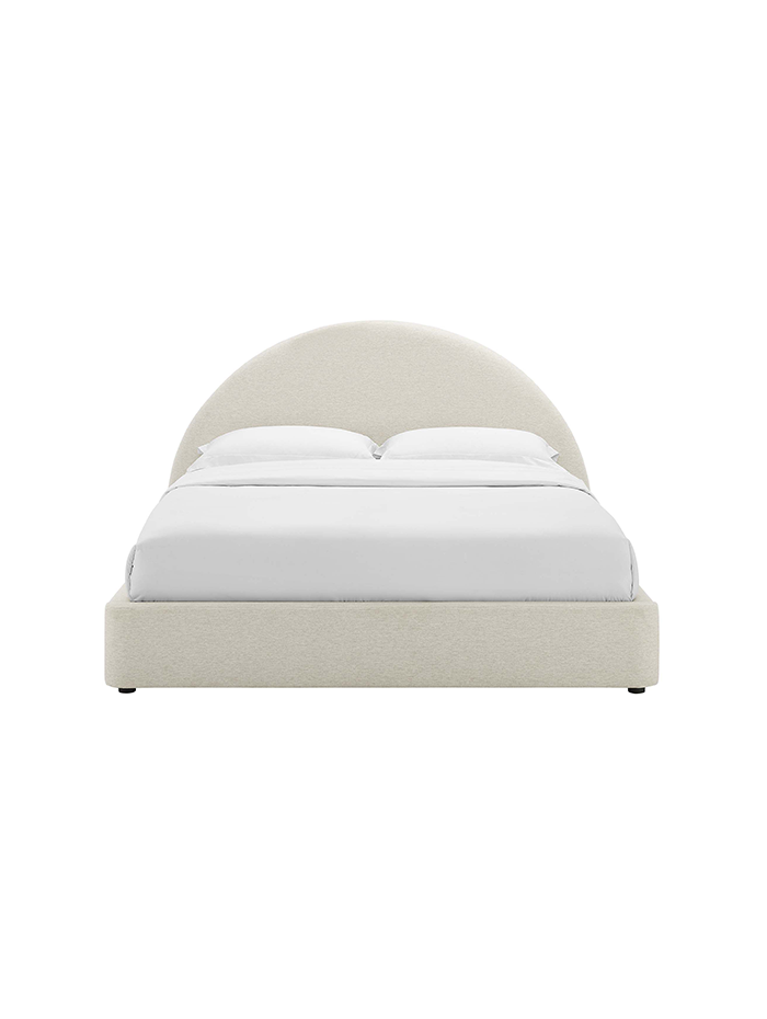 Resorts Upholstered King Bed, Ivory
