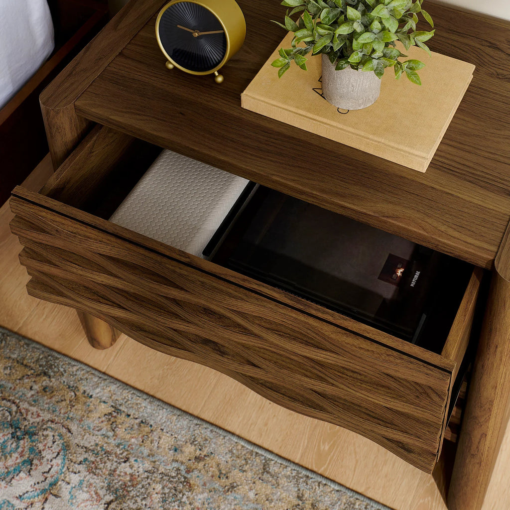 Emerie Nightstand in Walnut