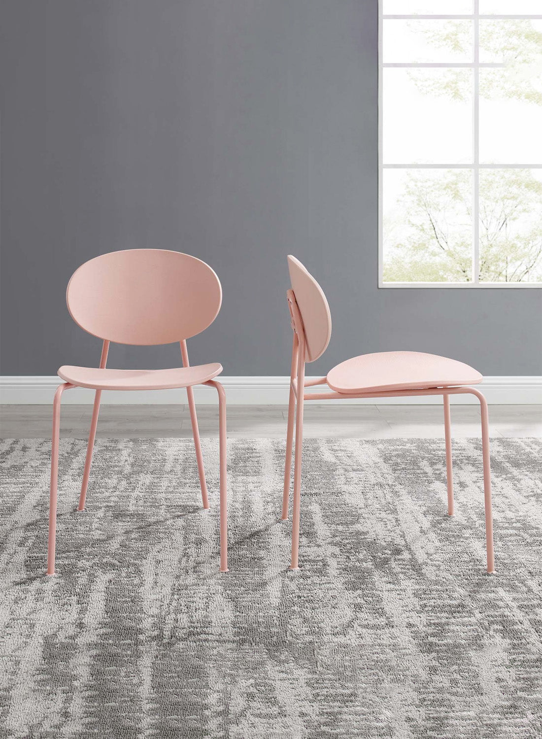 Sleek Dining Chair, set of 2