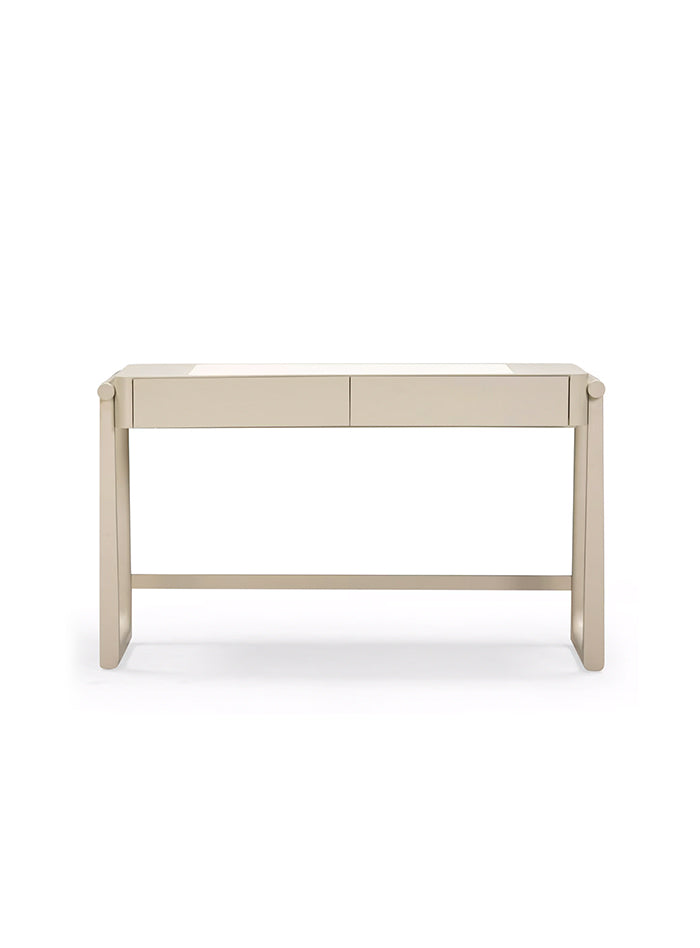 Alfa Taupe Drawer Desk