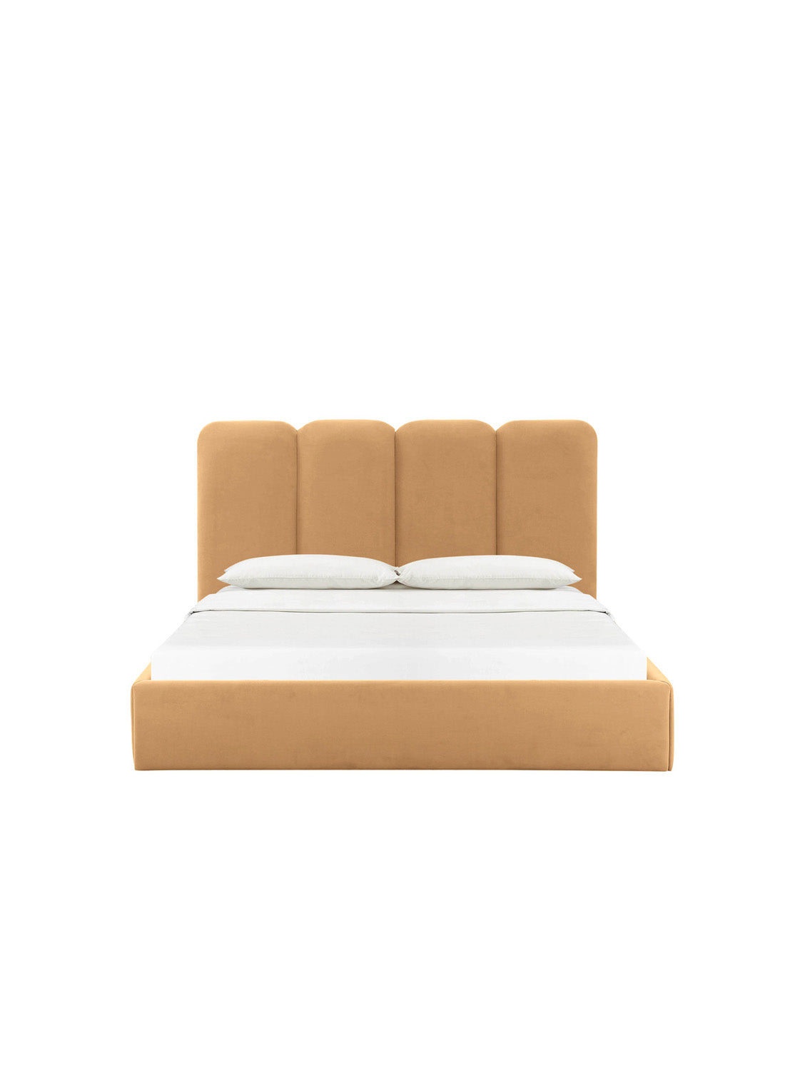 Parav Velvet Bed, Honey